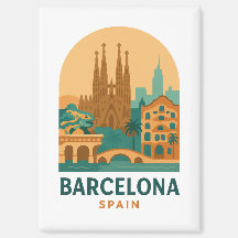 Vintage Barcelona Spanien Reise Sagrada Familia 