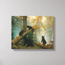 Vintage Bärenjungen von Ivan Shishkin Leinwanddruck