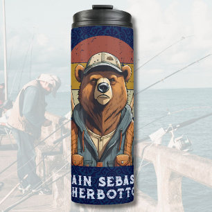 Vintage Bärenruhegaben für den Vater Fischer Thermosbecher