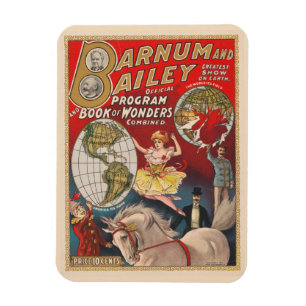 Vintage-Barnum-und-Bailey-Programmcover Magnet
