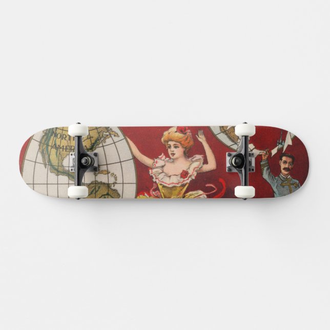 Vintage-Barnum-und-Bailey-Programmcover Skateboard (Horizontal)