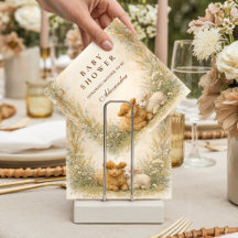 Vintage Barnyard Wildflower Baby Shower