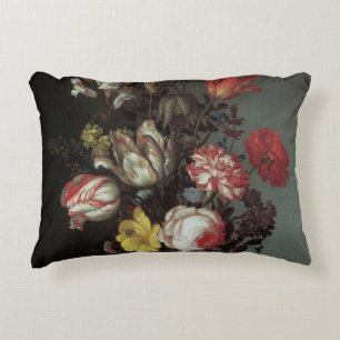 Vintage Barock-Blumen von Balthasar van der Ast Dekokissen