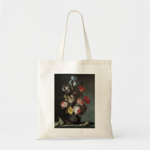 Vintage Barock-Blumen von Balthasar van der Ast Tragetasche