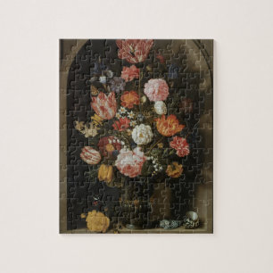 Vintage Barock, Blumenstück von Bosschaert, dem Äl Puzzle