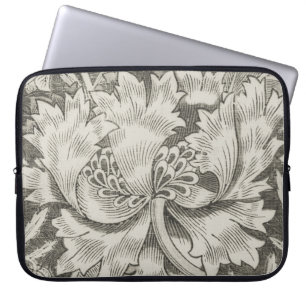 Vintage Barock Style Graue Laptop-Hülle Laptopschutzhülle