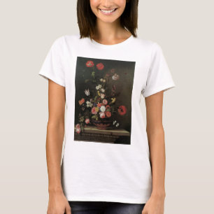 Vintage Barocke Blumenvase Stillleben Blumen in ei T-Shirt