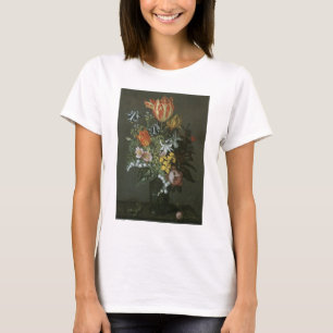 Vintage barocke, florale Stillleben Blume in Vase T-Shirt