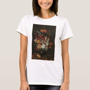 Vintage barocke, florale Stillleben Blume in Vase T-Shirt