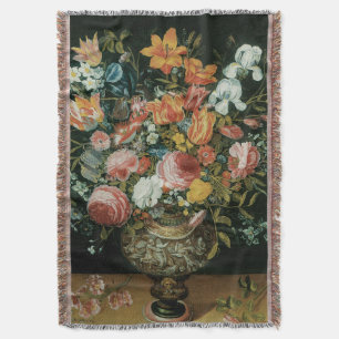 Vintage barocke Stillleben Blume in einer Vase Decke