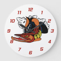 Vintage Barracuda-Entwurfsuhr