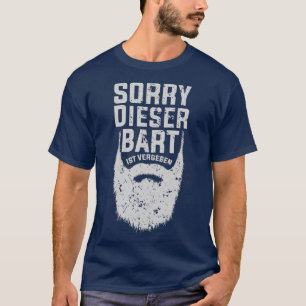 Vintage Bart verzeihender Hipster Lustiger Bart 1 T-Shirt
