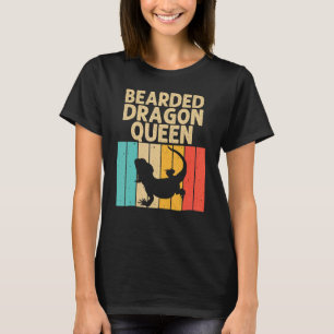 Vintage Bartagame für Frauen Mutter Reptil T-Shirt