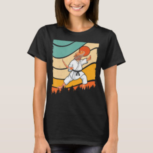 Vintage bärtige Drachen, die Karate Samurai Ninja T-Shirt