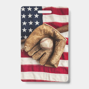 Vintage Baseball Ausweis