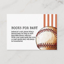 Vintage-Baseball-Baby-Shower-Bücher für Baby