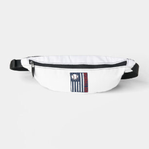 Vintage Baseball Dad Flag Shirt Design_1 Bauchtasche