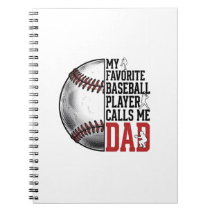 Vintage Baseball Dad Gravur Grafik T-Shirt_1 Notizblock