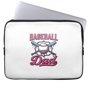 Vintage Baseball Dad Gravur T-Shirt Design (2)_ Laptopschutzhülle