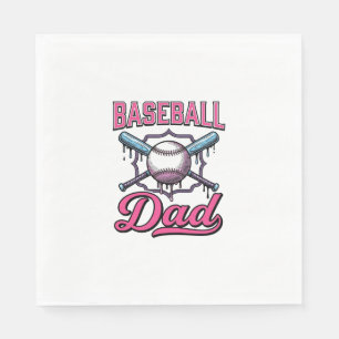 Vintage Baseball Dad Gravur T-Shirt Design (2)_ Serviette
