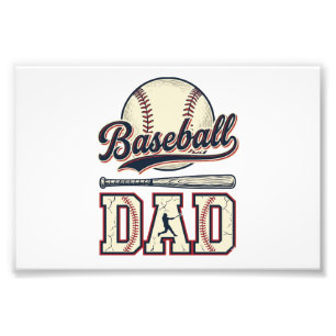 Vintage Baseball Dad Vektor-Shirt-Design_1 Fotodruck