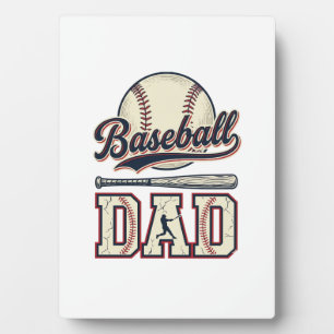 Vintage Baseball Dad Vektor-Shirt Design_1 Fotoplatte