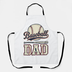 Vintage Baseball Dad Vektor-Shirt Design_1 Schürze