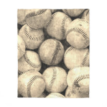 Vintage-Baseball-Flanelldecke