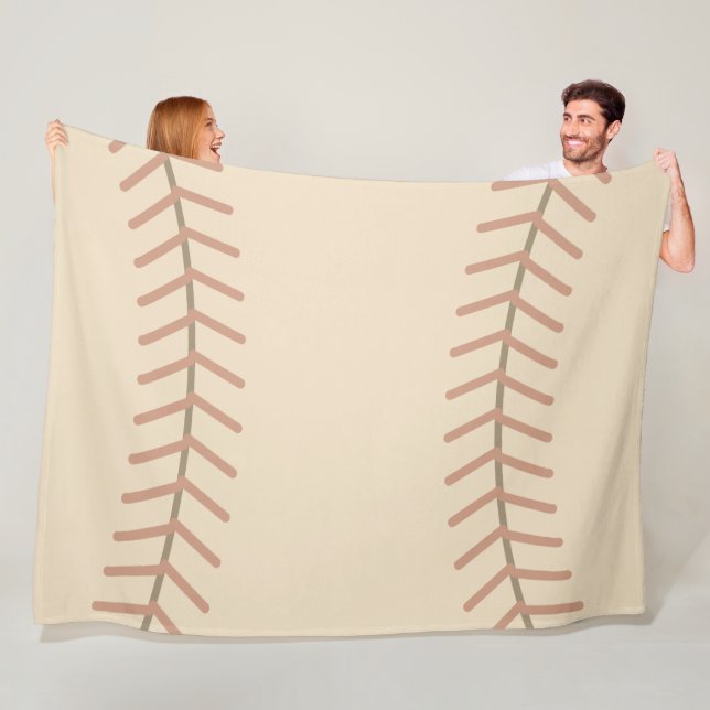 Vintage-Baseball-Flanelldecke  Fleecedecke (Beispiel)