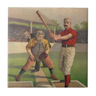 Vintage Baseball-Fliese Fliese