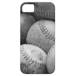 Vintage Baseball in Schwarzweiss Case-Mate iPhone Hülle