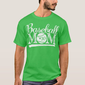 Vintage Baseball-Mama 30 Favoritenspieler Größte L T-Shirt