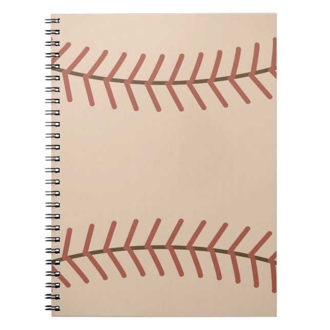 Vintage-Baseball-Notizbuch  Notizblock (Vorderseite)