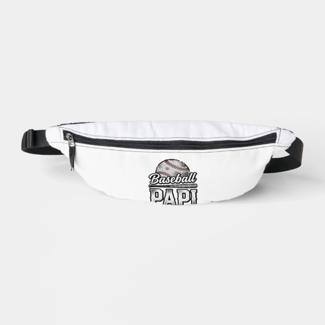 Vintage Baseball Papi abgenutztes Dad-Shirt Design Bauchtasche (Vorderseite)