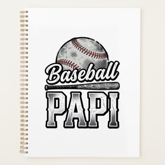 Vintage Baseball Papi abgenutztes Dad-Shirt Design Planer (Vorderseite)
