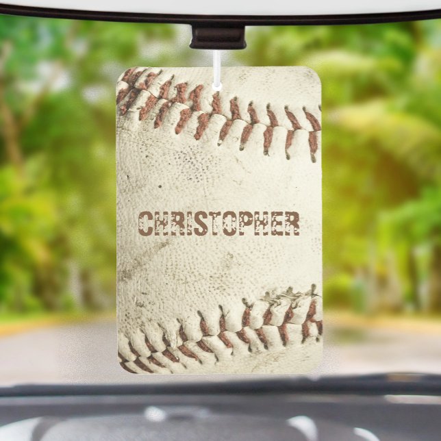 Vintage-Baseball Personalisiert Autolufterfrischer (Von Creator hochgeladen)
