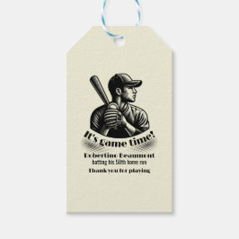 Vintage Baseball Player Men's 50th Birthday Geschenkanhänger