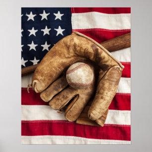 Vintage Baseball Poster