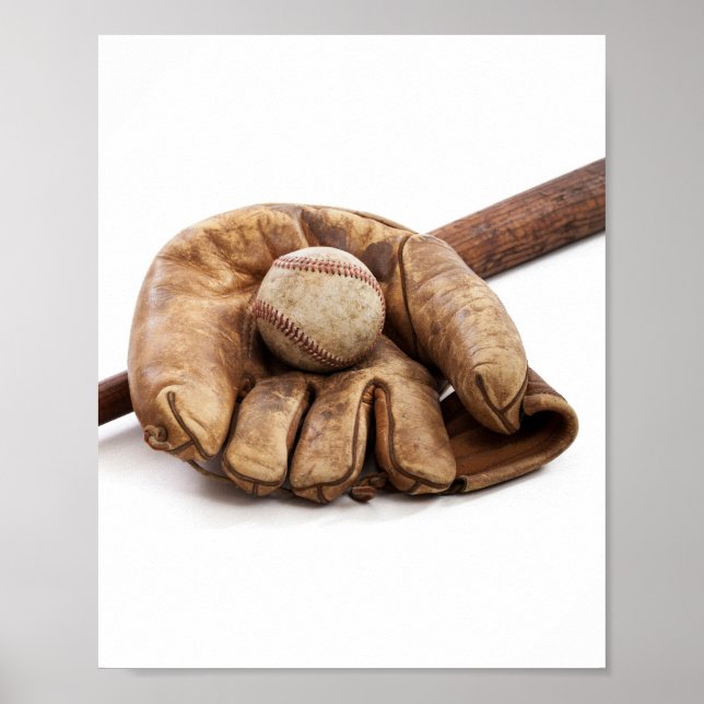 Vintage Baseball Poster (Vorne)