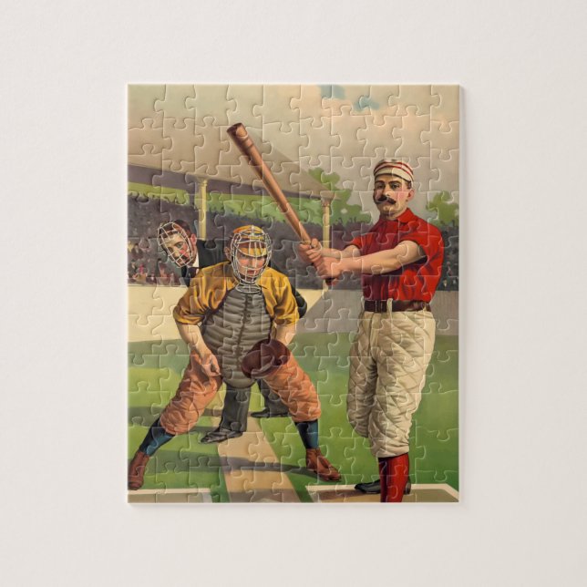 Vintage Baseball Puzzle (Vertikal)