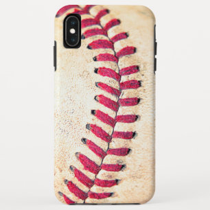 Vintage Baseball-rote Stich-nahes hohes Foto Case-Mate iPhone Hülle