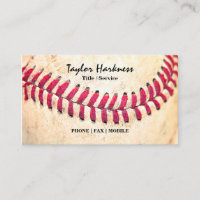 Vintage Baseball-rote Stich-nahes hohes Foto