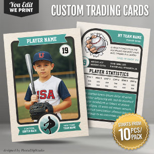 Vintage-Baseball-Sammelkarten 10 Stück/Packung Platzkarte