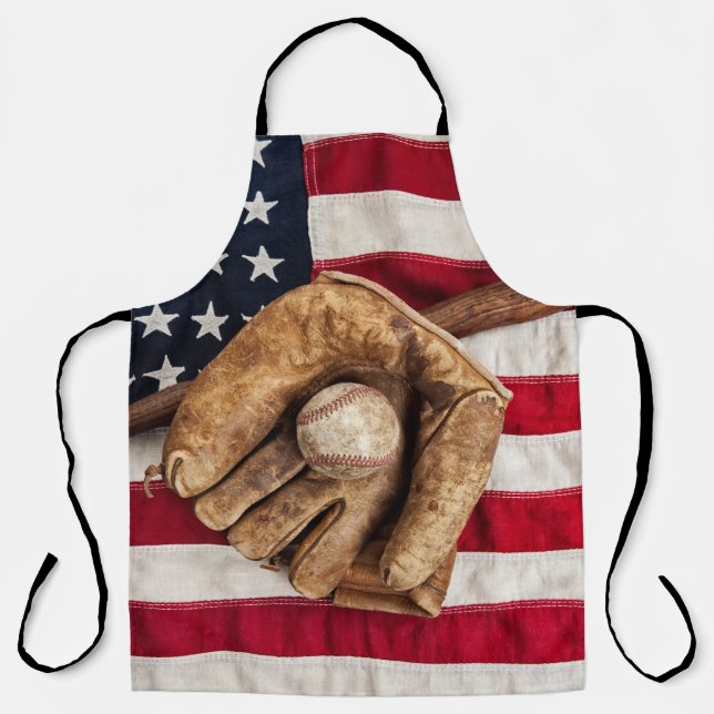 Vintage-Baseball Schürze (Vorderseite)
