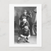 Vintage Baseball-Spieler Anfang der 1900er Jahre