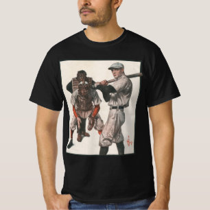 Vintage Baseball-Spieler T-Shirt