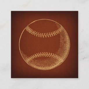 Vintage Baseball-Sportart Begleitkarte