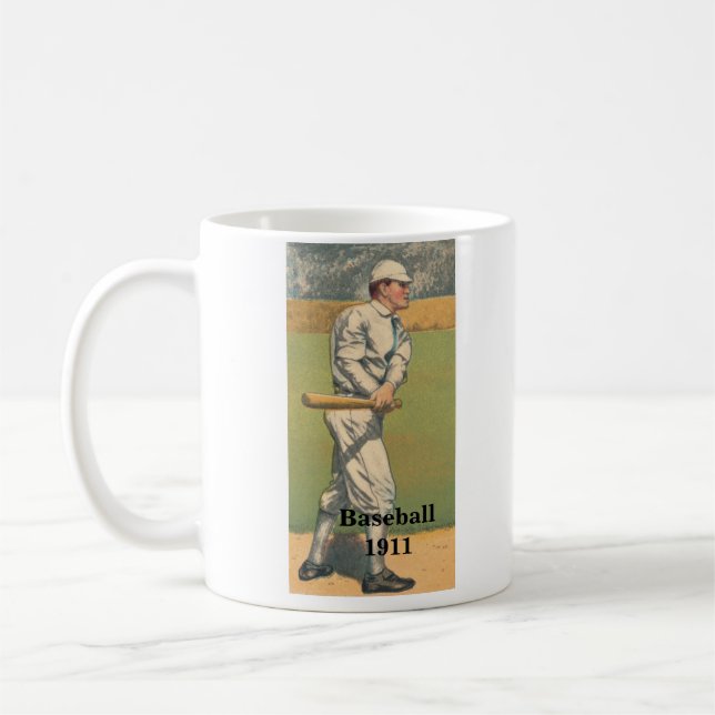 Vintage Baseball-Tasse 1911 Tasse (Links)