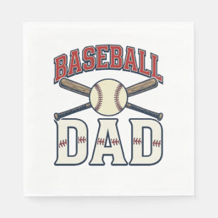 Vintage-Baseball-Vater-Gravur-Shirt-Design_1 Serviette