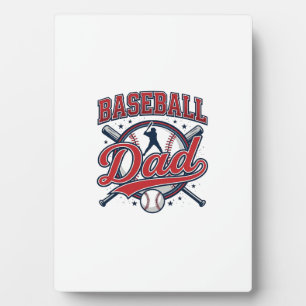 Vintage-Baseball-Vater-Shirt-Design_1 Fotoplatte